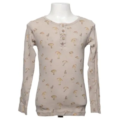 Langarmshirt (Beige) von Lil' Atelier Elasthan, Modal, Bio-Baumwolle