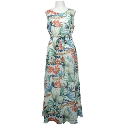 Robe longue (Blanc, Multicolore) de Stella Morgan Élasthane, Polyester