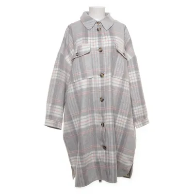 Frakke (Grå, Hvid, Pink) fra Vero Moda Curve Akryl, Polyamid, Polyester