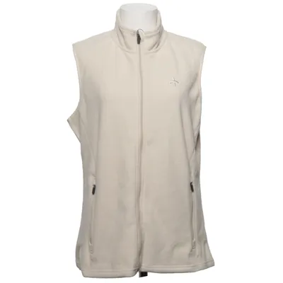 Fleeceväst (Beige) från Cross Sportswear Återvunnen polyester
