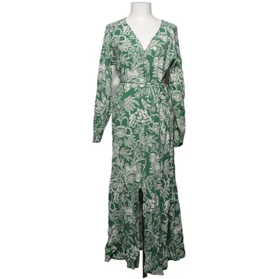 Långklänning (Grön, Vit) från H&M Polyamid, Viskos