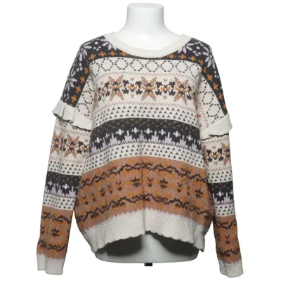 Sweater (Beige, Brown, Multicolored) from Thought Cotton, Elastane, Polyamide, Polyester