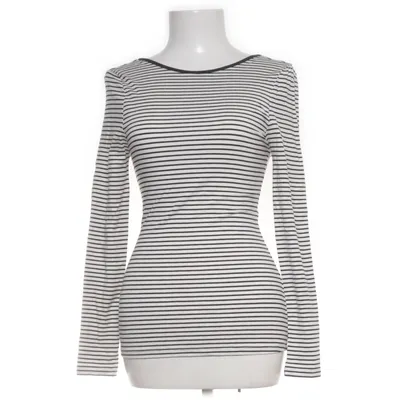 Långärmad t-shirt (Vit, Svart) från COS Bomull, Elastan