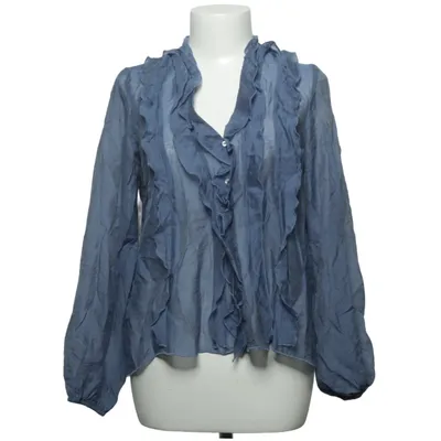 Blouse (Blauw) van Zara Lyocell, Polyamide