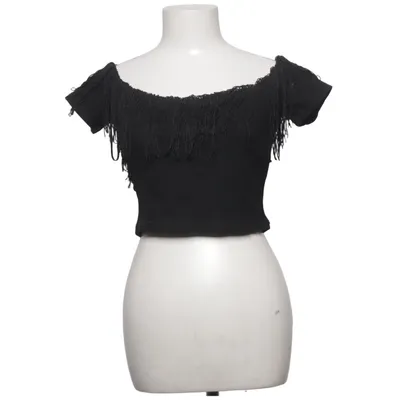Crop top (Noir) de Bershka Dressy Collection Polyamide, Polyester