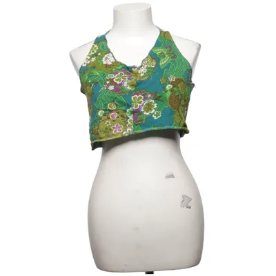 Crop top (Grøn, Blå, Flerfarvet) fra Karma Bomuld