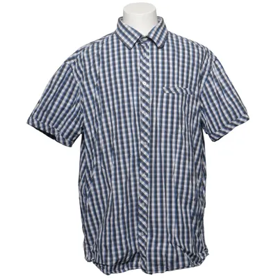 Korte mouwen shirt (Blauw, Wit, Zwart) van Batistini Katoen