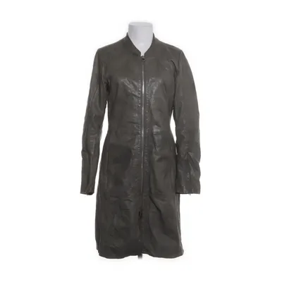 Läderkappa (Grön) från Oakwood Skinn, Viskos, Bomull, Polyester
