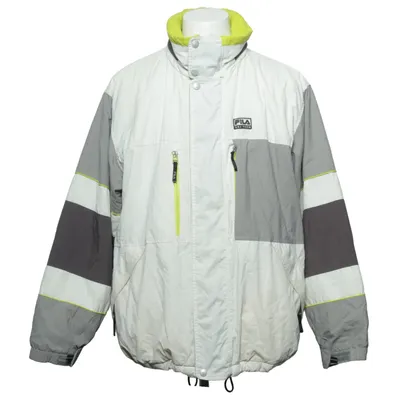 Manteau de ski (Blanc, Gris, Jaune) de Fila Polyamide, Polyester, Polyuréthane