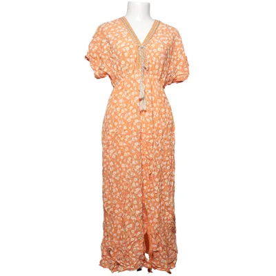 Jurk (Oranje, Wit) van Cosy House Viscose