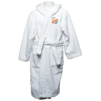 Bathrobe (White) from Lollo & Bernie Cotton