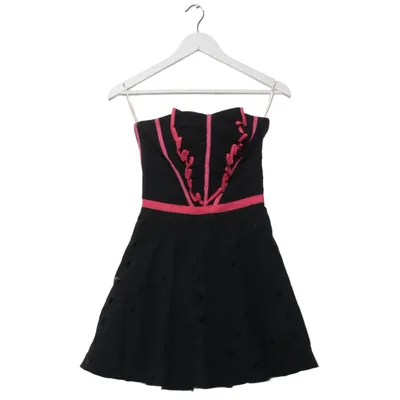 Robe (Noir, Rose) de Karen Millen Acétate, Coton, Élasthane