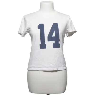 T-shirt (Hvid, Blå) fra John Galt Bomuld