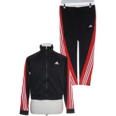Träningsställ (Svart, Röd) från Adidas