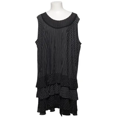 Klänning (Svart, Vit) från Chalou Elastan, Polyester, Viskos