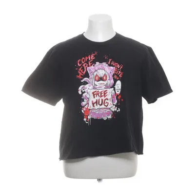 T-shirt (Svart, Flerfärgad) från Anvil Bomull