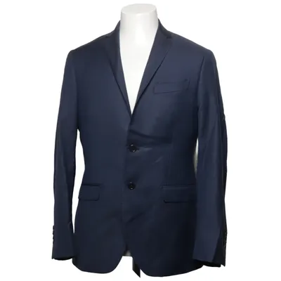 Blazer (Bleu) de Jens Dahlström Viscose, Laine