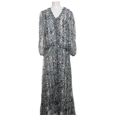 Långklänning (Blå, Svart, Vit, Flerfärgad) från By Malina Collection Viskos