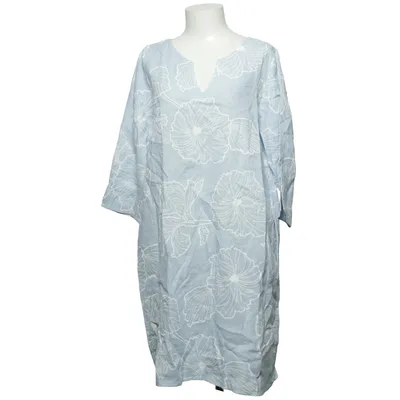 Dress (Blue, White) from Claire Woman Linen