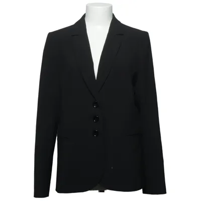 Blazer (Zwart) van Basic by KappAhl Acetaat, Elastaan, Polyester, Viscose