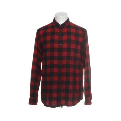 Skjorte (Rød, Sort) fra Uniqlo Bomuld