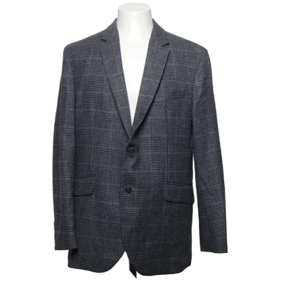 Blazer (Gris, Bleu) de Hackett London Cupro, Polyamide, Laine