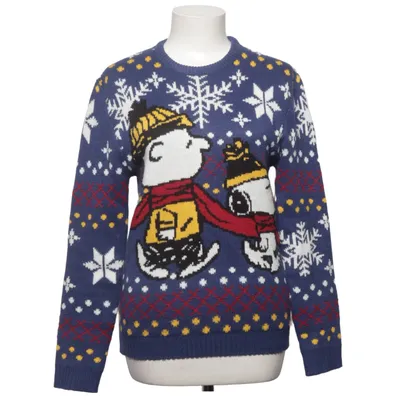Kersttrui (Blauw, Meerkleurig) van Peanuts Acryl