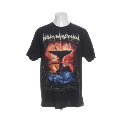 T-shirt (Zwart, Meerkleurig) van Gildan Katoen