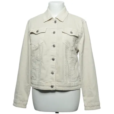 Spijkerjas (Beige) van Fashion Jeans Katoen, Elastaan