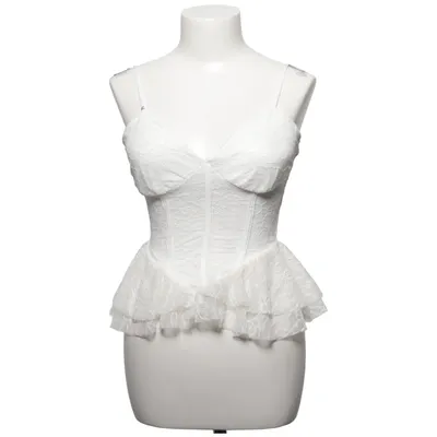 Bustier (Blanc) de Amalfi Élasthane, Polyester