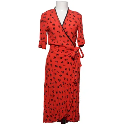Wrap dress (Red, Black) from Ganni Viscose