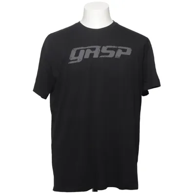 T-shirt (Zwart) van Gasp Katoen, Polyester