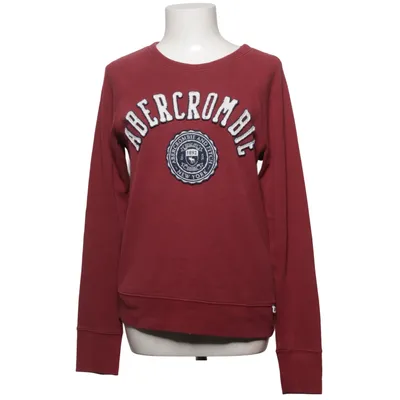 Collegetröja (Röd) från Abercrombie & Fitch Bomull, Polyester