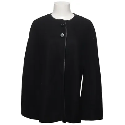 Cape (Sort) fra Zara Basic Polyamid, Uld