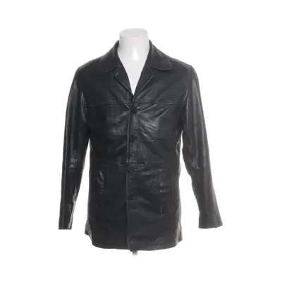 Leather jacket (Black) from Roco Baroco Polyester, Leather