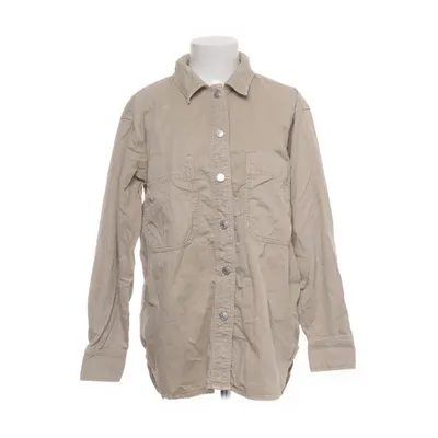 Denim blouse (Beige) van Carin Wester Katoen, Elastaan