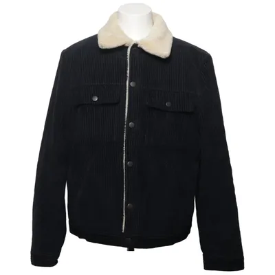 Shearlingjacka (Blå) från Mango Man Bomull, Polyester