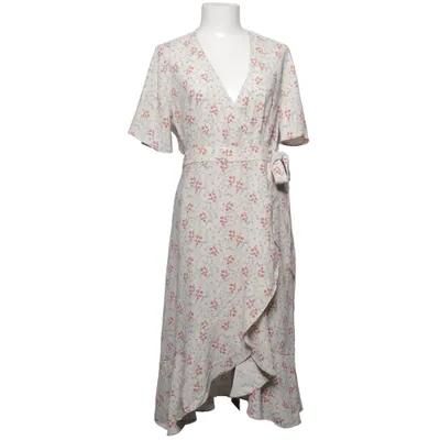 Robe portefeuille (Beige, Multicolore) de Three Sixty Five Polyester