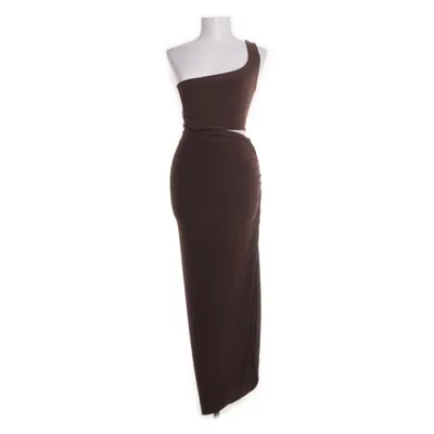 Aftonklänning (Brun) från PrettyLittleThing Polyester, Elastan