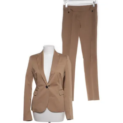 Anzug (Beige) von Zara Basic Baumwolle, Elasthan