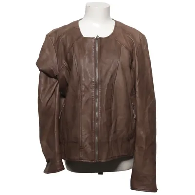 Läderjacka (Brun) från CKN of Scandinavia Skinn, Polyester