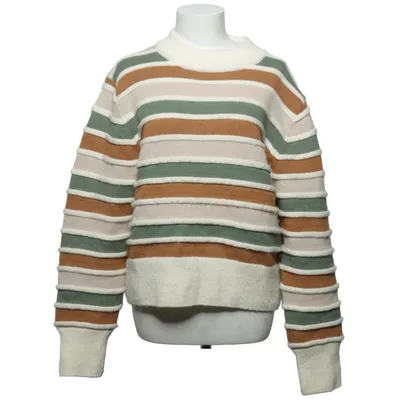 Sweater (Hvid, Grøn, Brun) fra 24Colours Genanvendt polyester, Uld