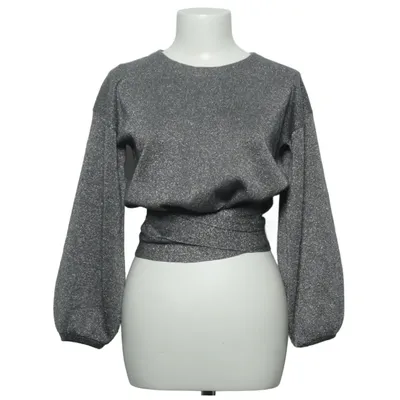 Sweater (Gray) from J.Crew Cotton, Elastane, Merino wool, Metallic fiber, Polyamide, Polyester