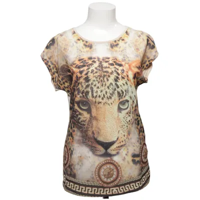 Top (Beige, Brun, Flerfarvet) fra Gondola Blu Elastan, Viscose