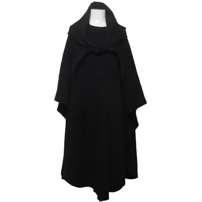 Poncho (Zwart) van Jimmy Hourihan Kasjmier, Wol
