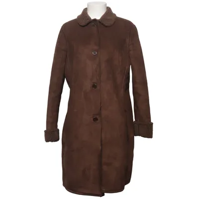 Shearlingjakke (Brun) fra Lands' End Akryl, Polyester