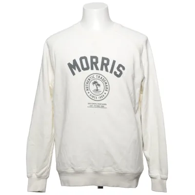 Collegetröja (Vit) från Morris Bomull