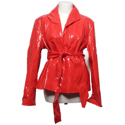 Jacket (Red) from Pamela McCoy Polyester, Polyurethane