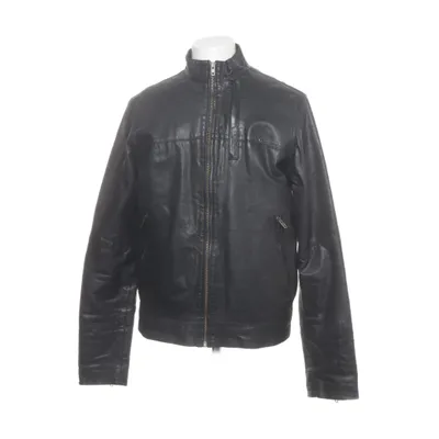 Veste en cuir (Noir) de Blend Cuir, Nylon