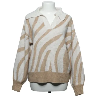 Tröja (Beige, Vit) från Tu Woman Akryl, Återvunnen polyester